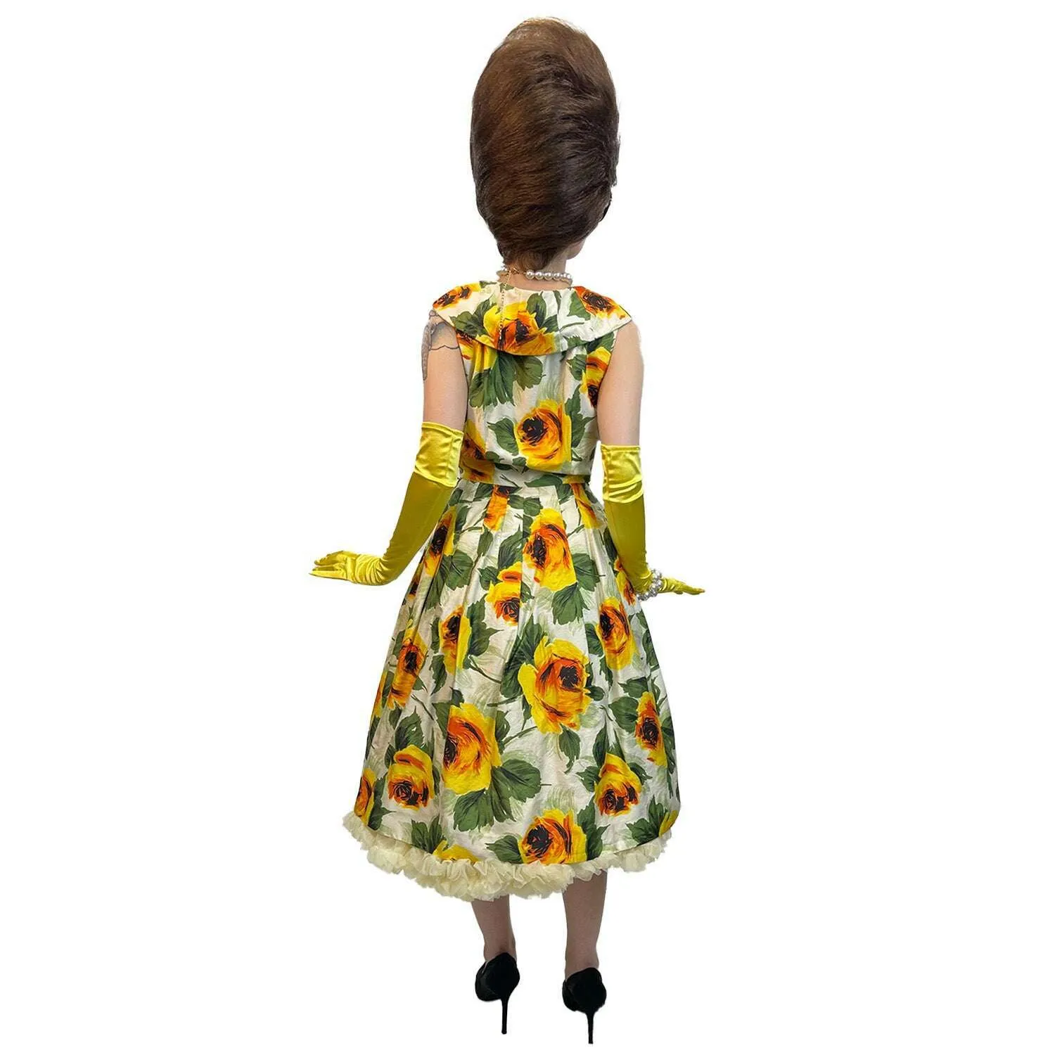 1950s Vintage Flower Day Dress Women's Costume