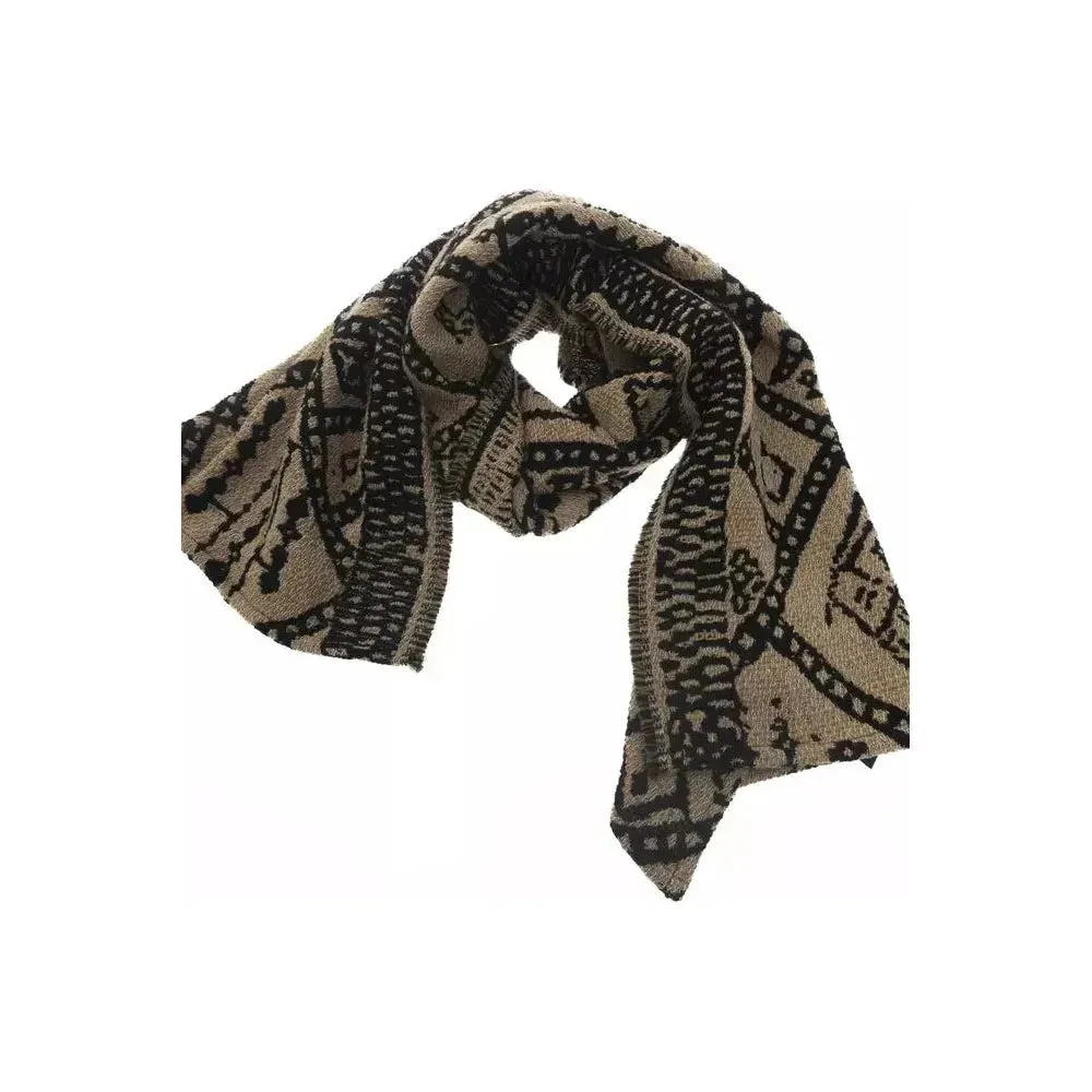 Alpha Studio Brown Acetate Women Scarf