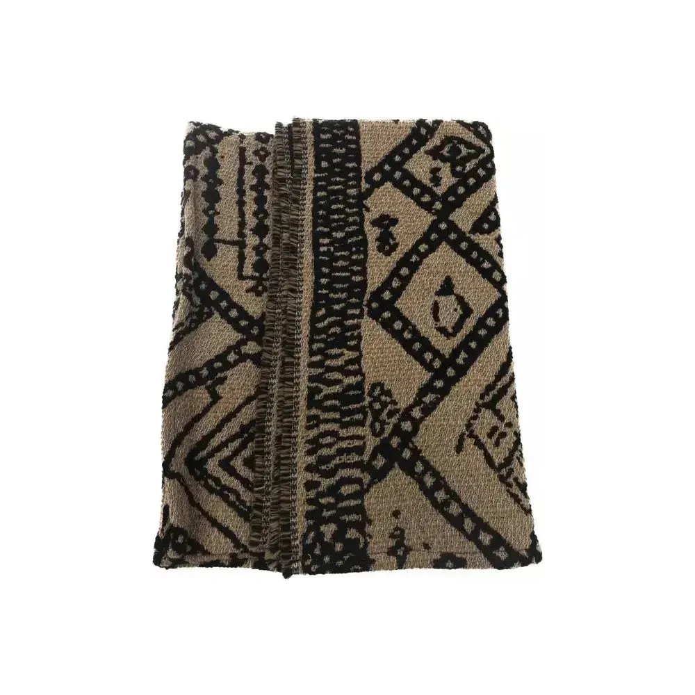 Alpha Studio Brown Acetate Women Scarf