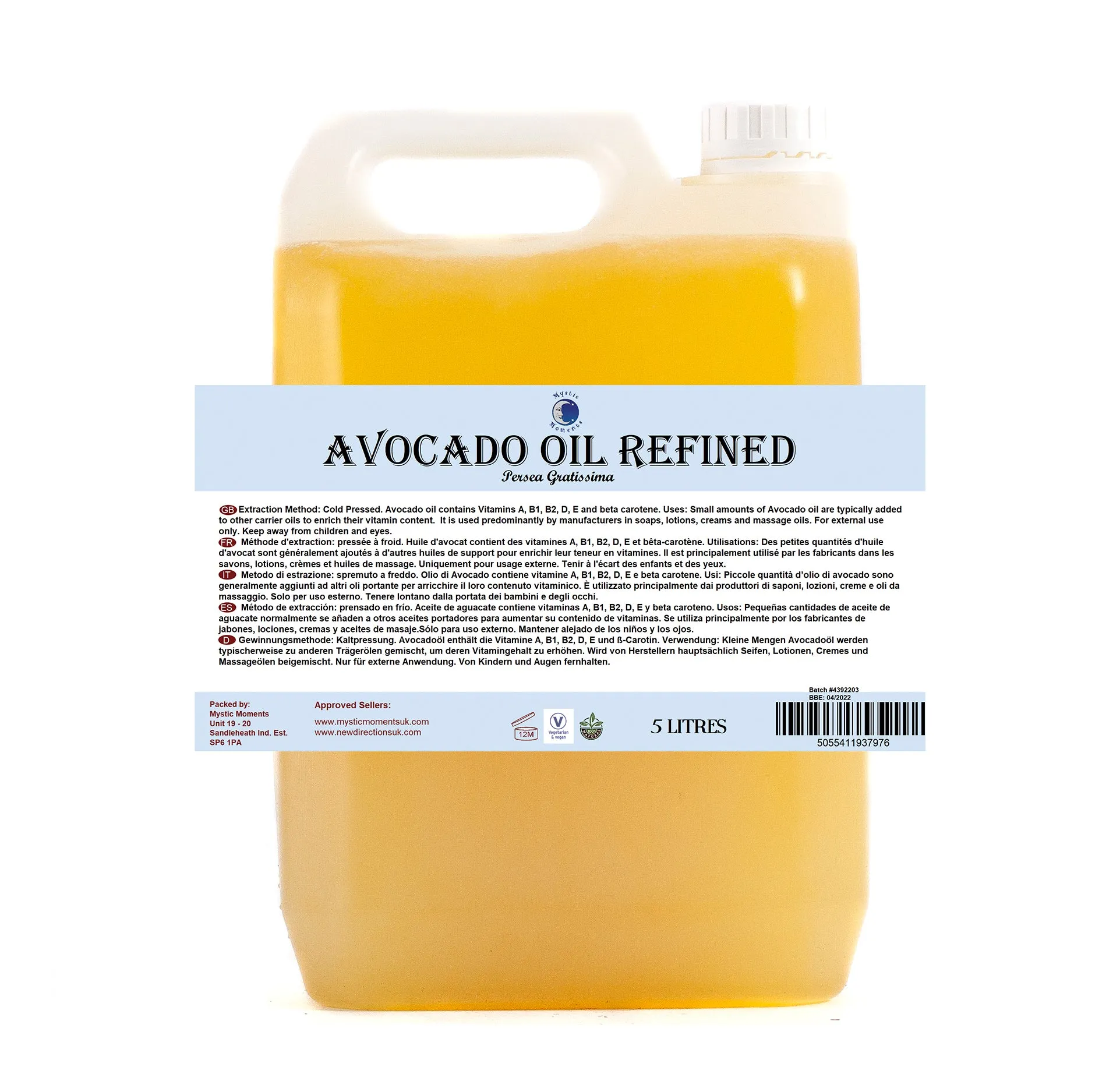 Avocado Refined Carrier Oil