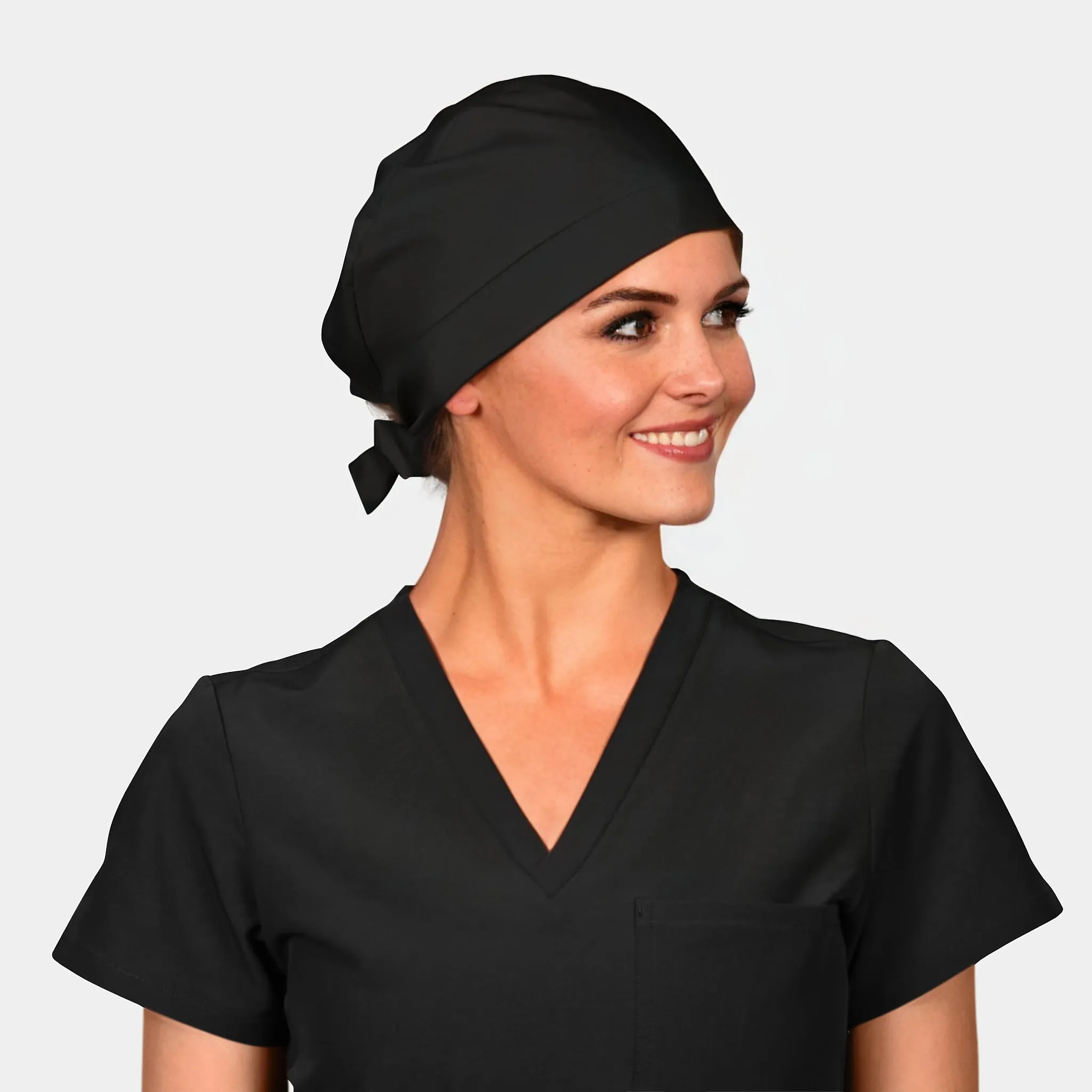 Black - Pixie Scrub Hats