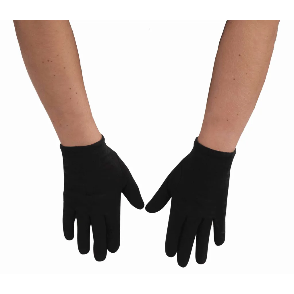 Black Theatrical Child Size Gloves