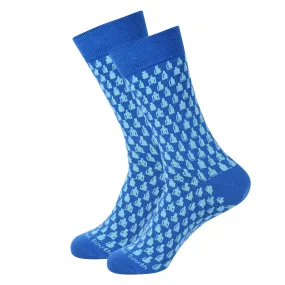 Blue Bottled Up Socks