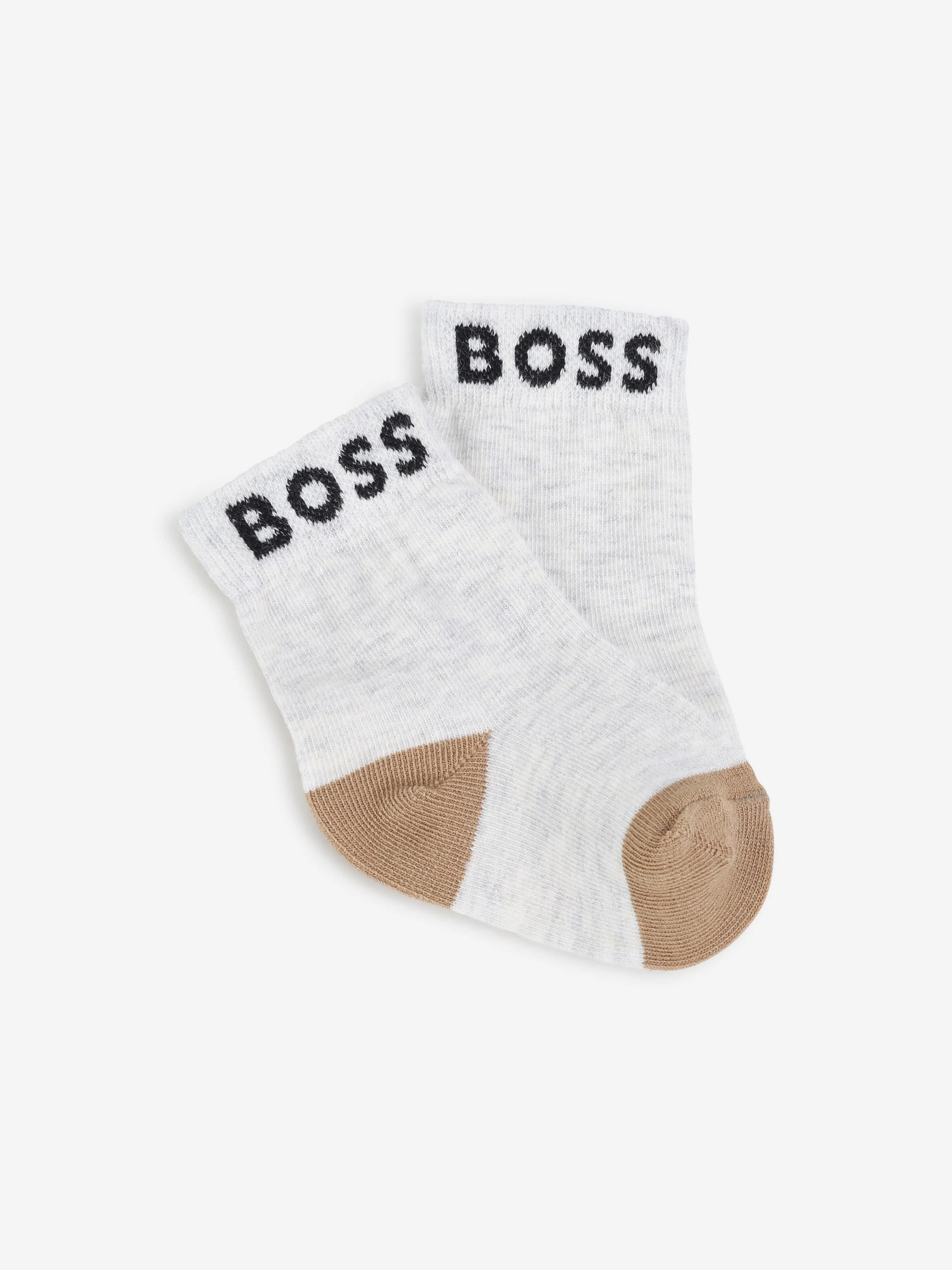 BOSS Baby Boys Set of Socks (3 Pairs) in White