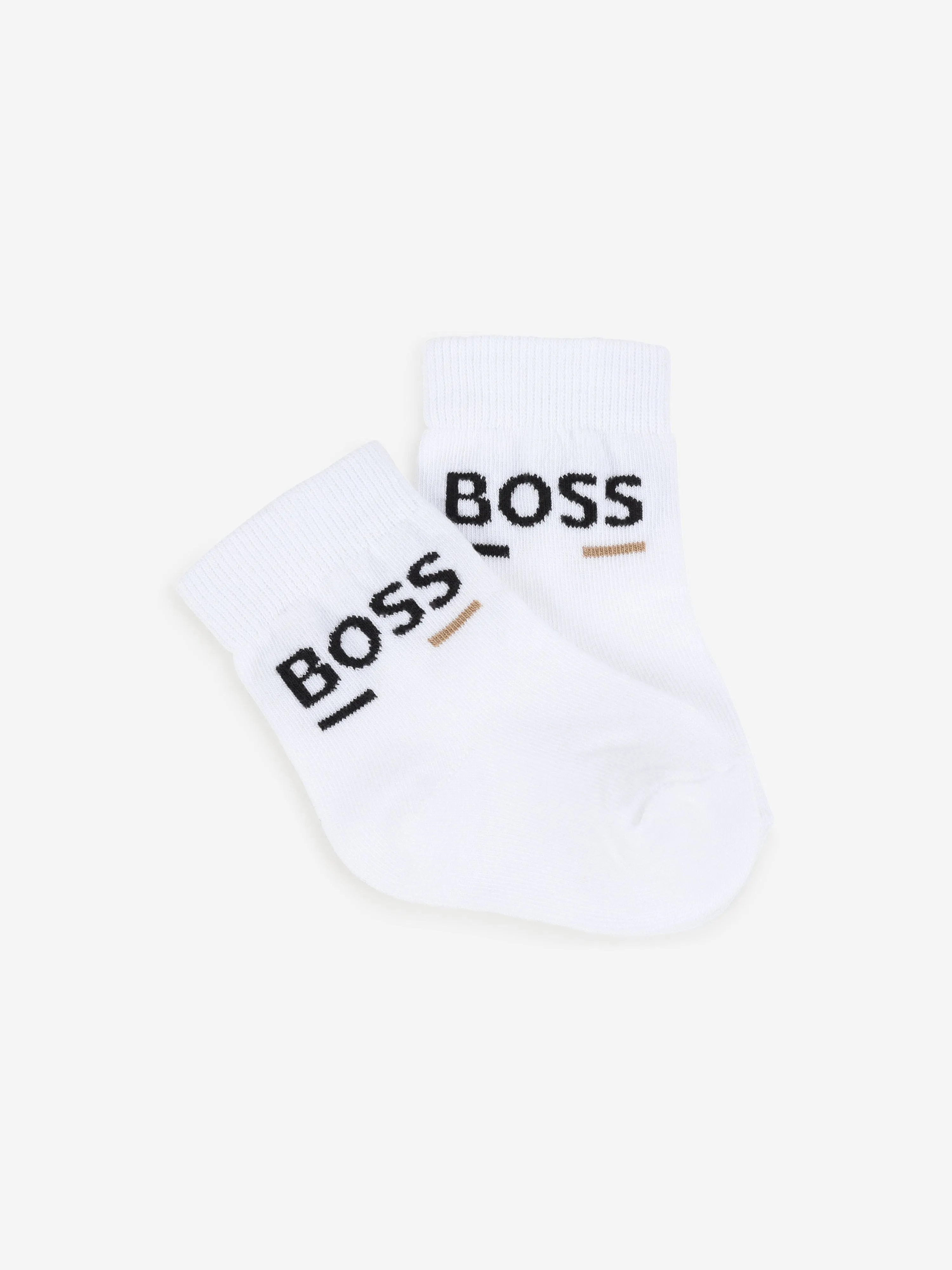 BOSS Baby Boys Set of Socks (3 Pairs) in White