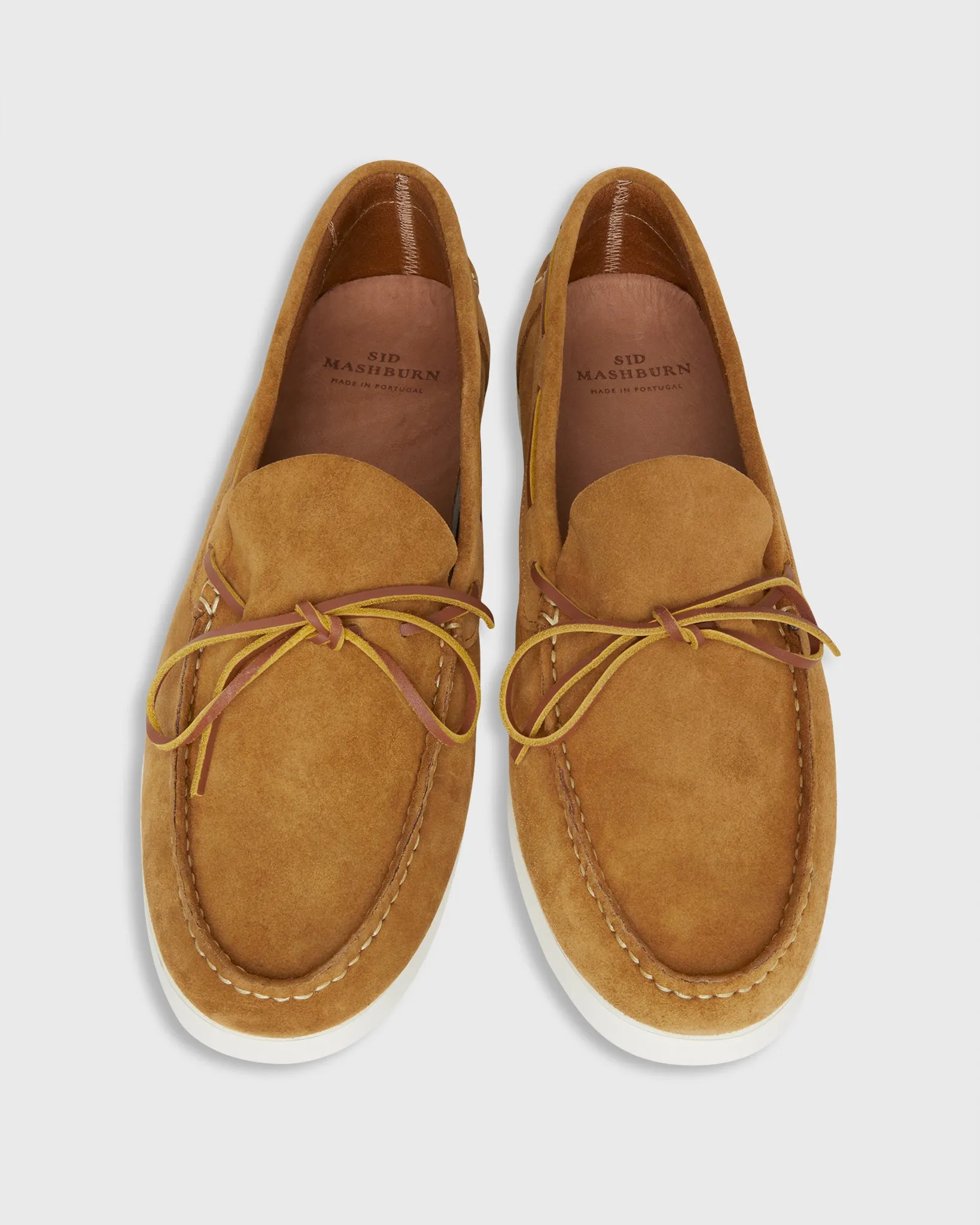 Camp Moccasin in Tan Suede