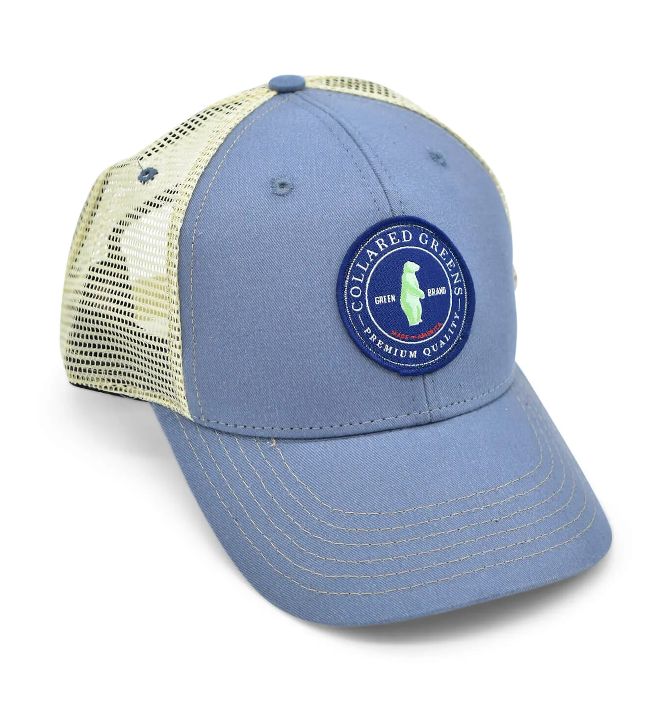 CG Logo: Badged Trucker Cap - Shoal Blue