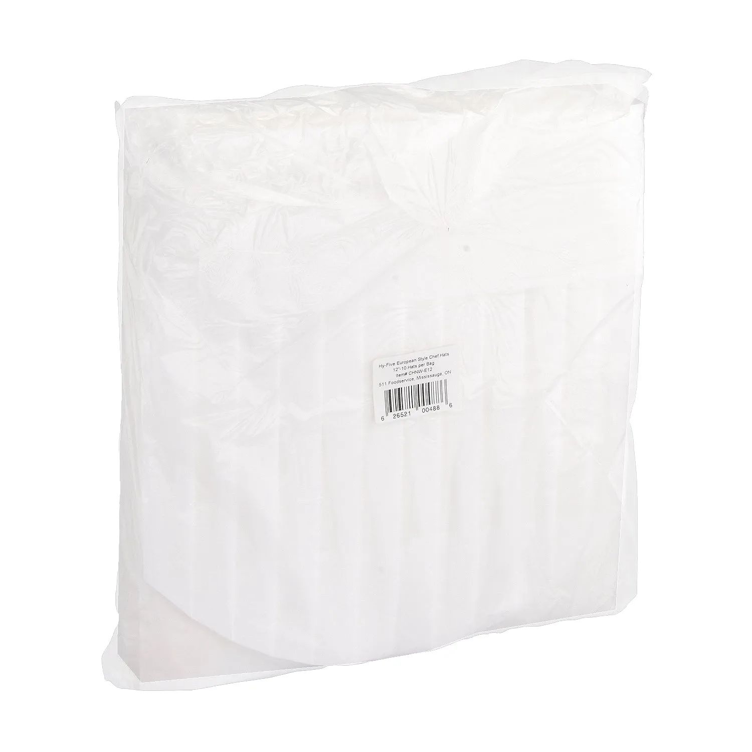 Chef Hat European Style Non Woven 12", Case 10x5