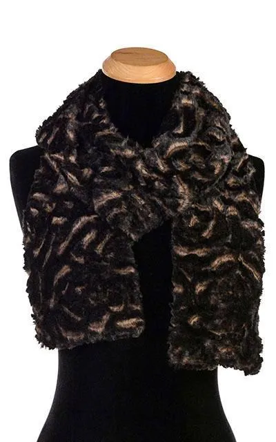 Classic Scarf - Luxury Faux Fur in Vintage Rose - Sold Out!