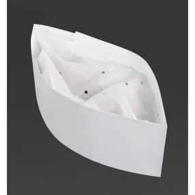 eGreen Disposable Forage Hat White (Pack of 100) - A255