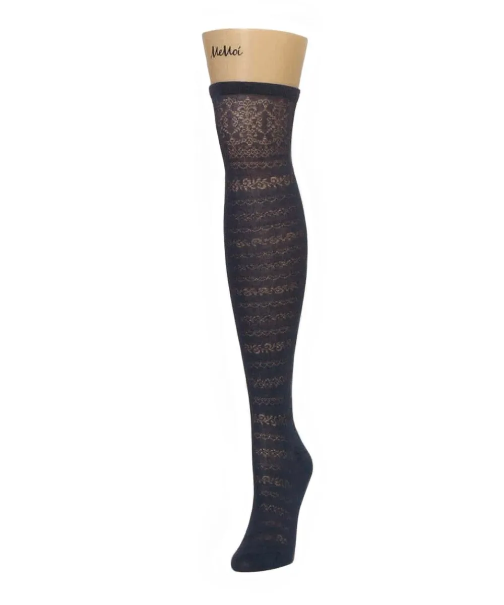 Elegante Over The Knee Warm Cotton Blend Socks