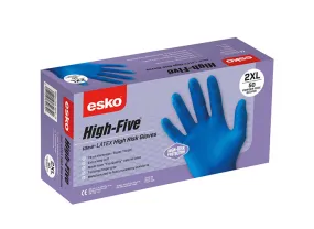 Esko High Five High Risk Latex Glove | Carton of 10 boxes