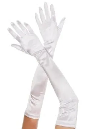 Extra Long Satin Gloves