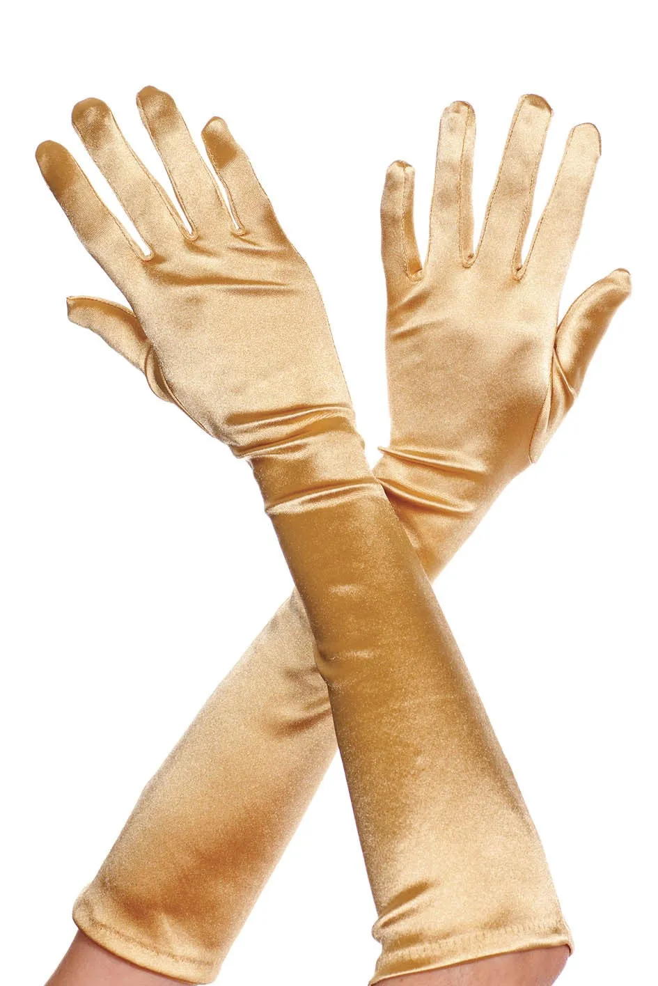 Extra Long Satin Gloves