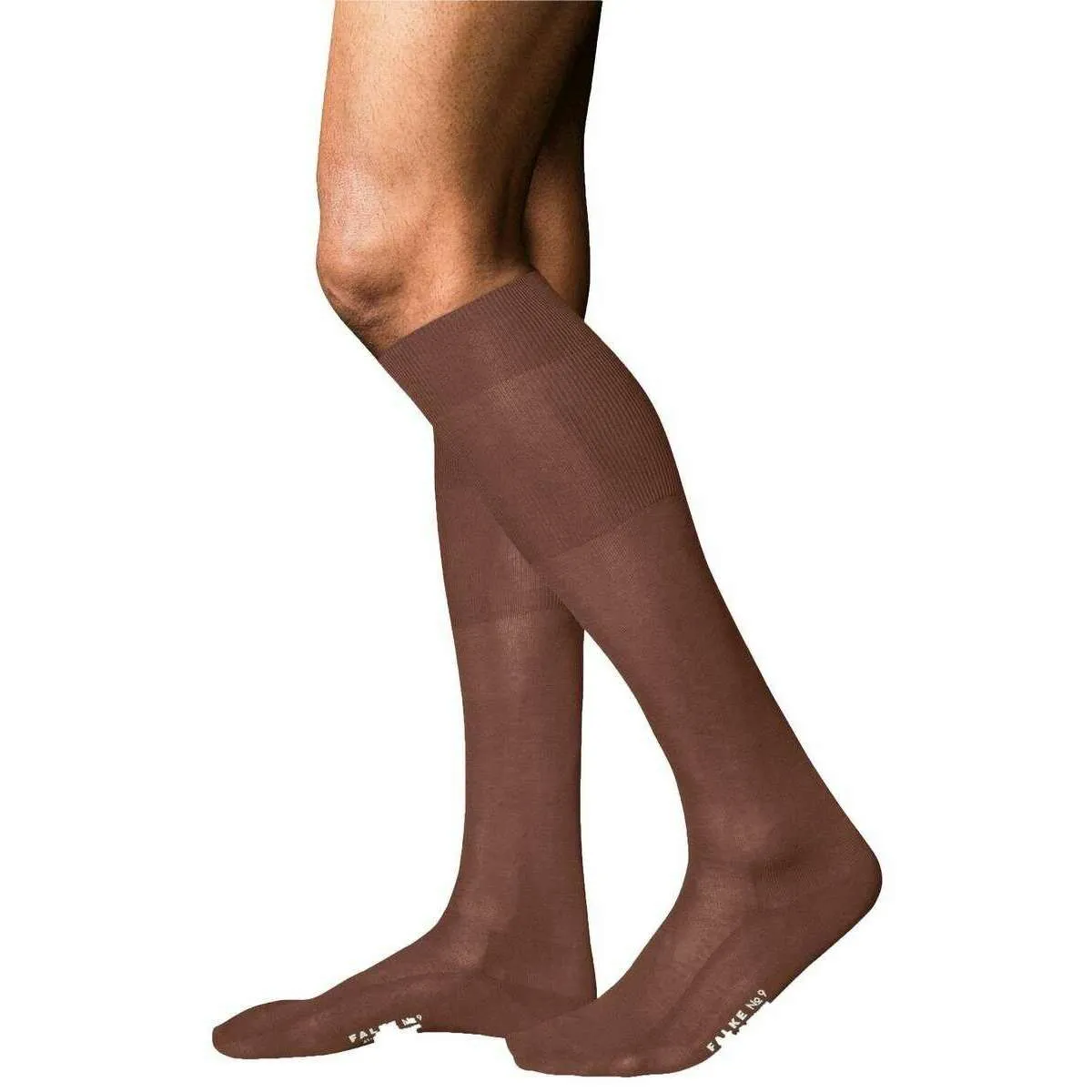 Falke No 9 Pure Fil d´Écosse Knee High Socks - Brandy Brown