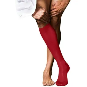 Falke No 9 Pure Fil d´Écosse Knee High Socks - Cardinal Red