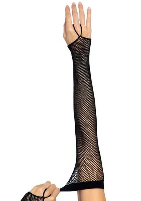 Fishnet [With Finger Loop] | ARM WARMER GLOVES