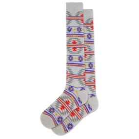 Geo Pattern Compression Socks