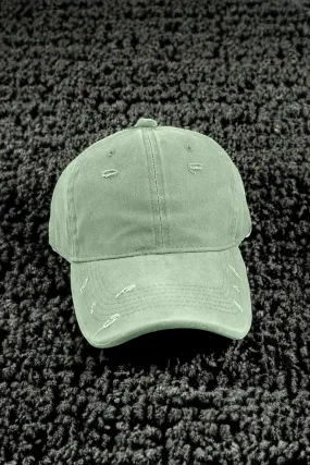 Green Denim Refined Cap - P22 - MCP009R