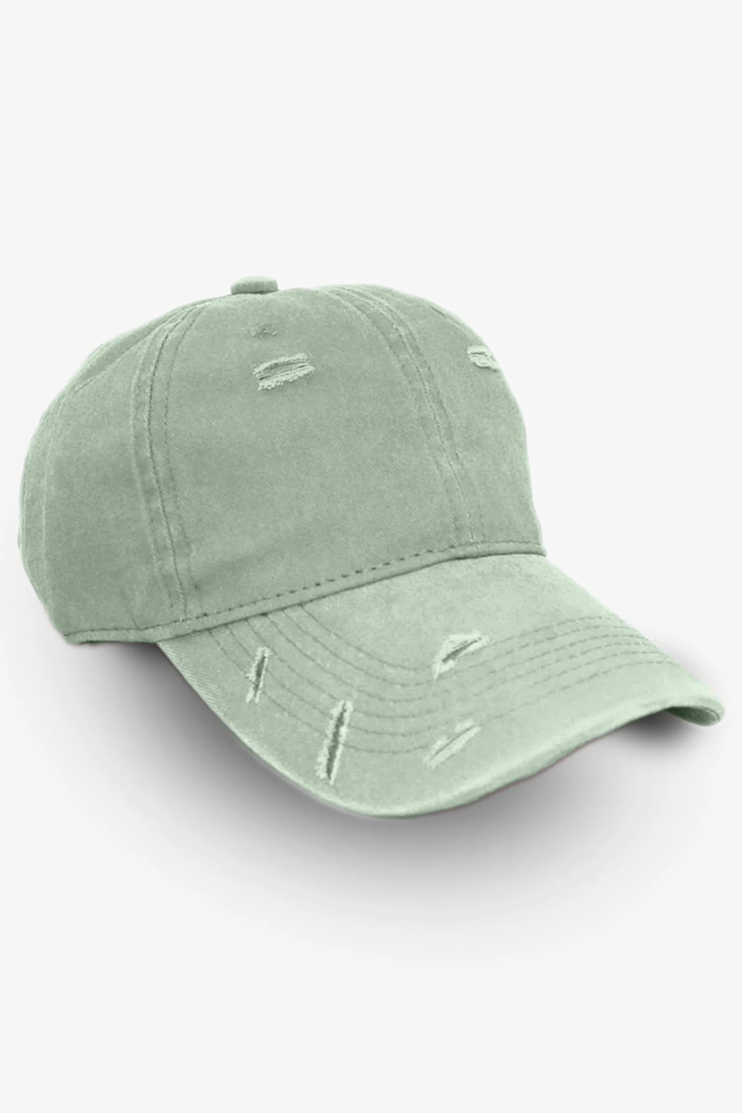 Green Denim Refined Cap - P22 - MCP009R