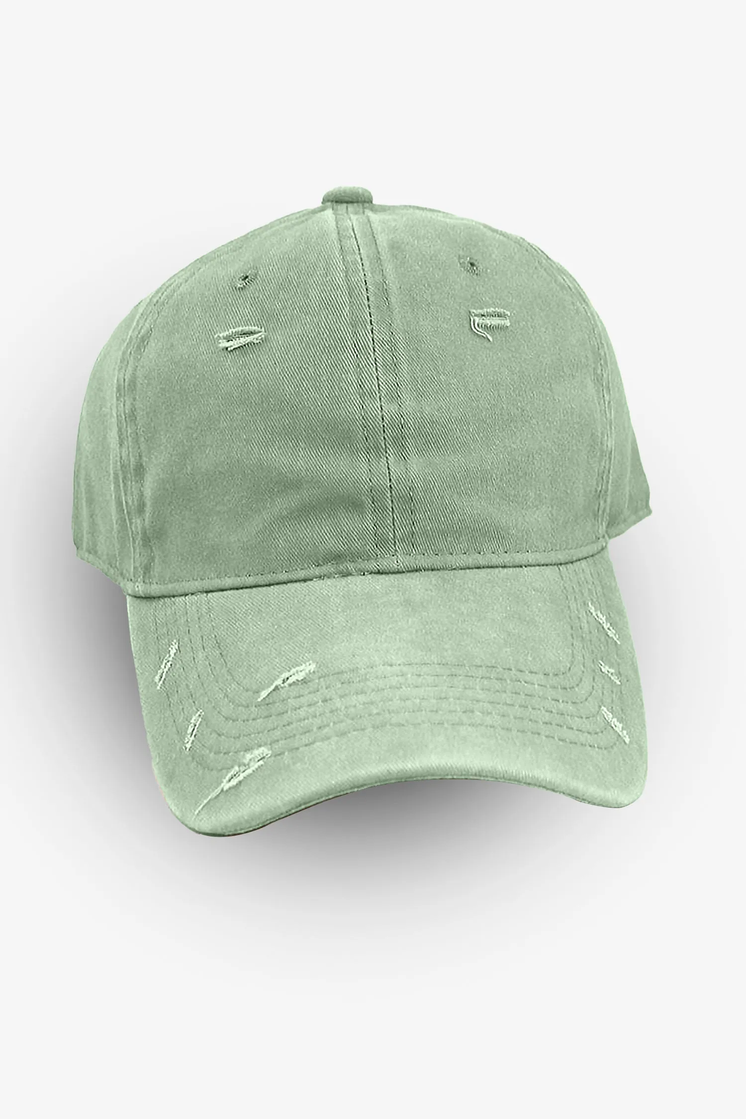 Green Denim Refined Cap - P22 - MCP009R