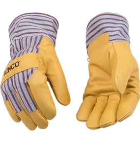 Kinco 1927 Trademarked Otto Lined Ultra Suede Thermal Insulation Lined Grain Pigskin Gloves (One Dozen)