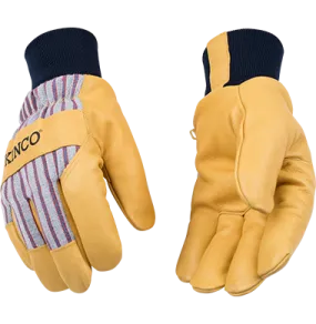 Kinco 1927KWC Kids' Trademarked Otto Cotton-Blend Canvas Fabric Back Thermal Insulation Gloves (one dozen)