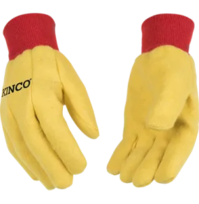 Kinco 814 14 oz. Chore Polyester-Cotton Blend Knit Wrist, Straight Thumb Design Gloves (One Dozen)