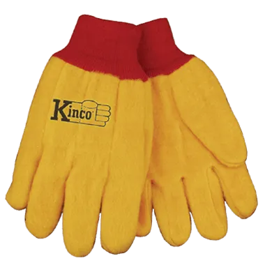 Kinco 814 14 oz. Chore Polyester-Cotton Blend Knit Wrist, Straight Thumb Design Gloves (One Dozen)