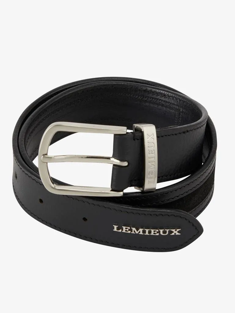 LeMieux Suede Insert Belt Black