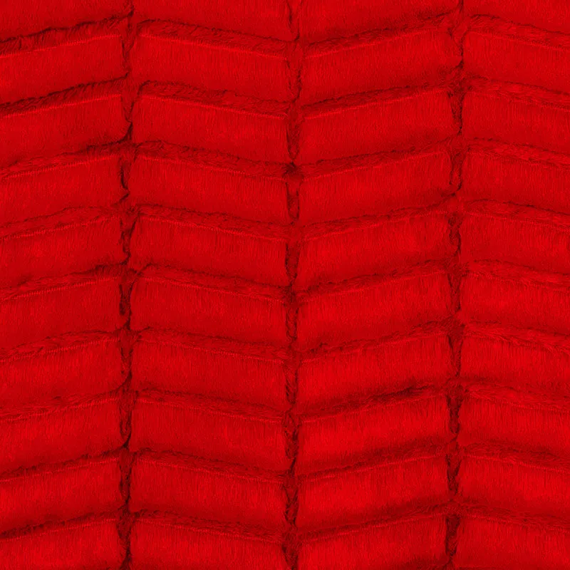 Luxe Cuddle® - Oxford Scarlet Minky Yardage