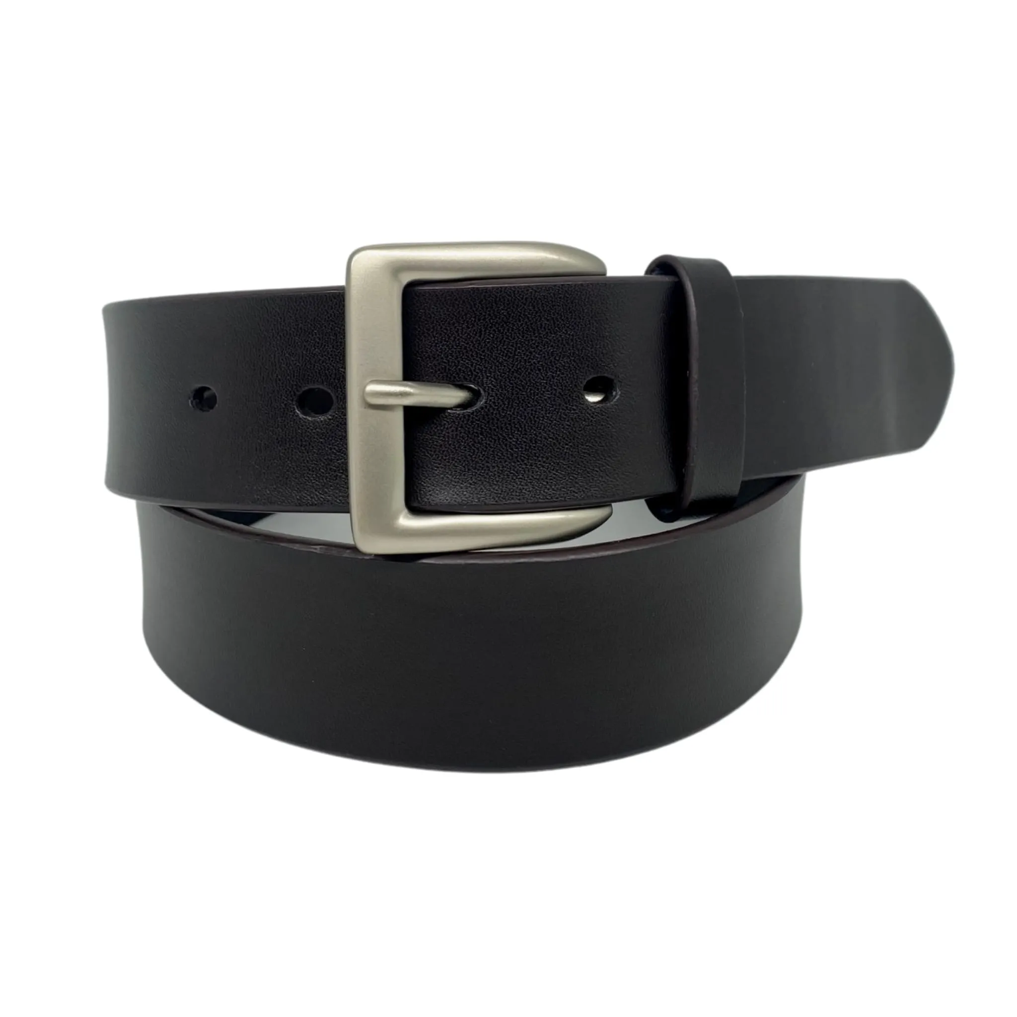 MARK - Men's Chocolate Brown Genuine Leather Belt