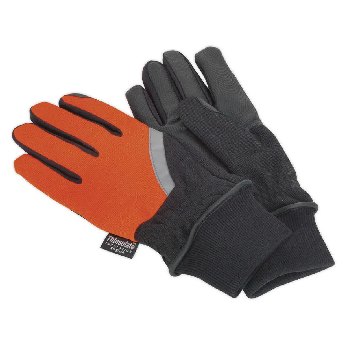 Mechanic's Gloves High Visibility PU Touch Thinsulate¨ - X-Large