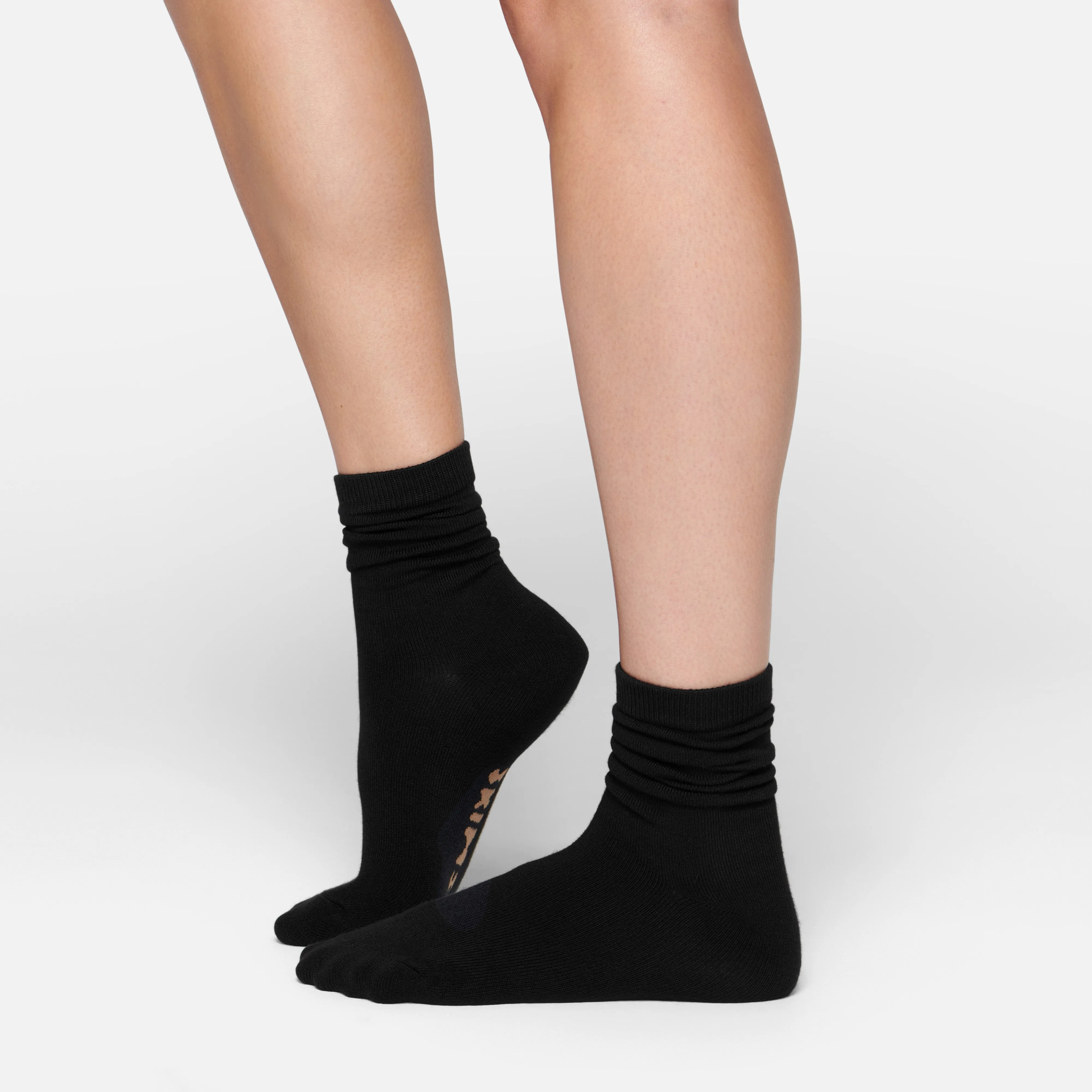 MICROPOLY CREW SOCK | ONYX