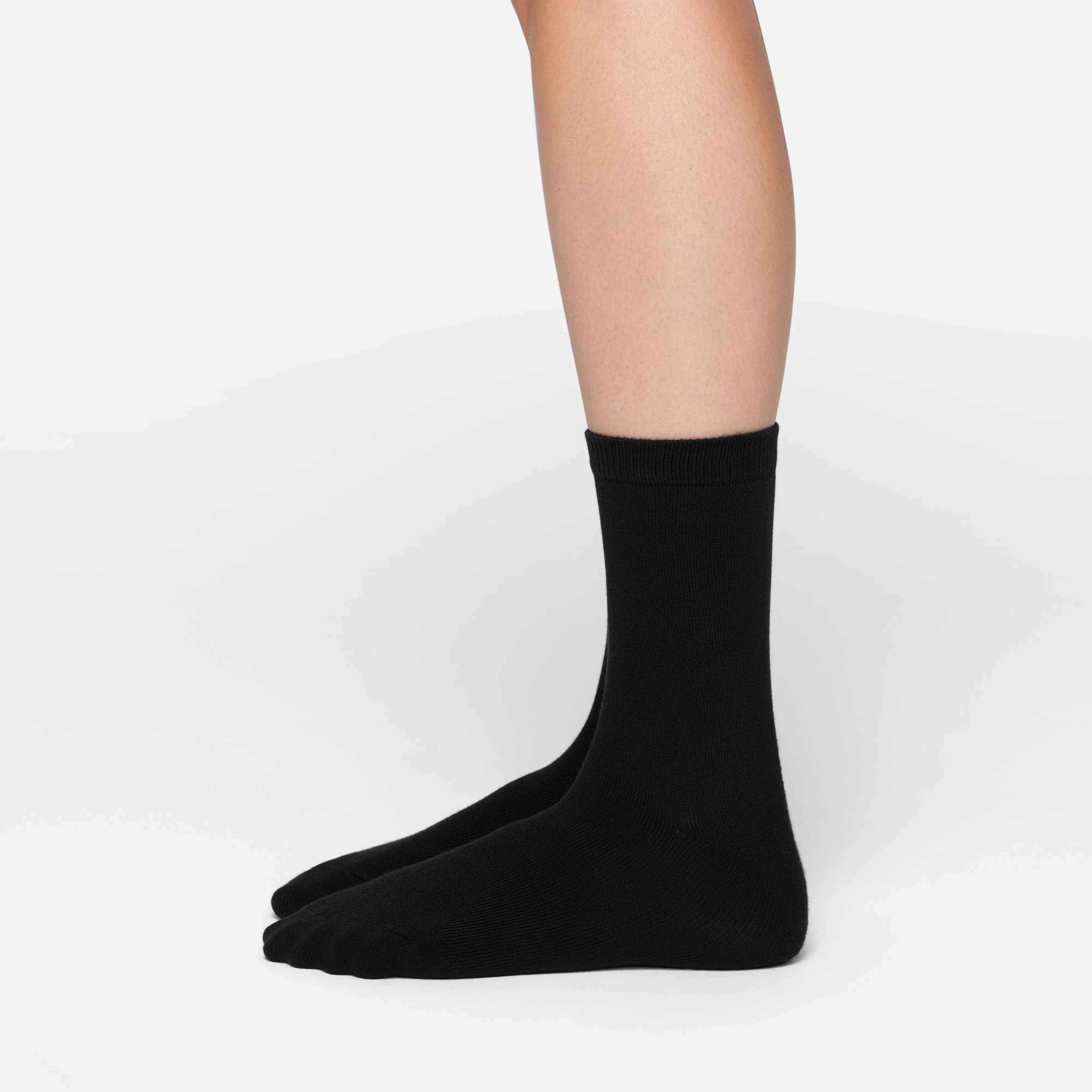 MICROPOLY CREW SOCK | ONYX