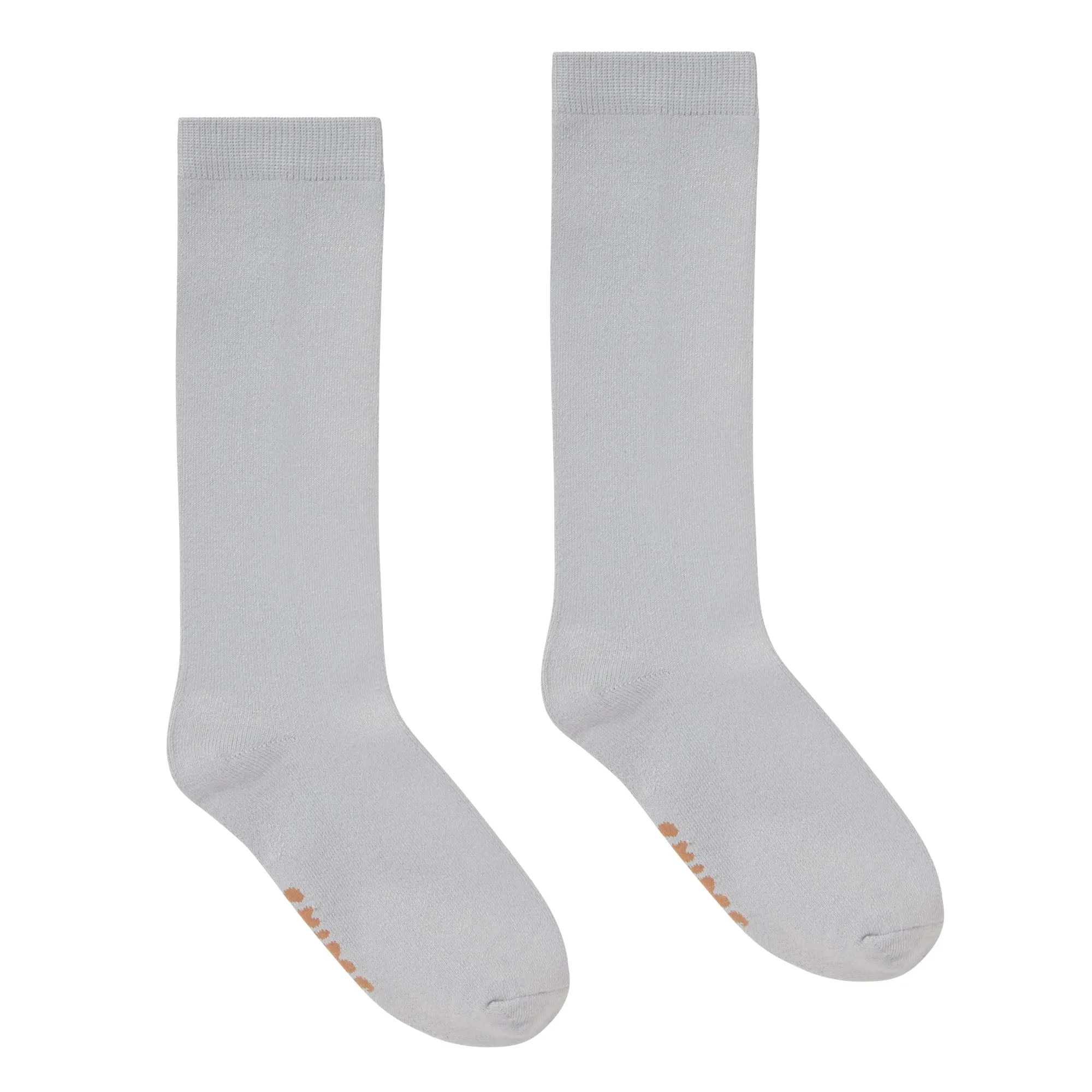 MICROPOLY MID CALF SOCK | LIGHT HEATHER GREY