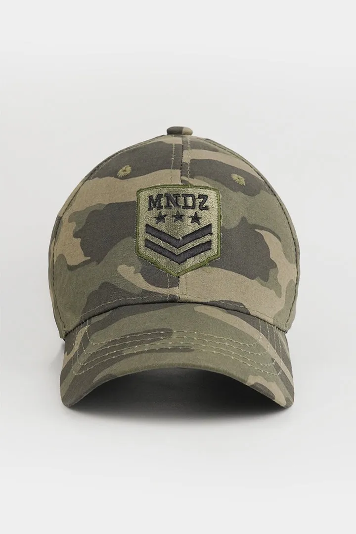 MNDZ Embroidered Cap - Camouflage