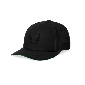 New Era® 59Fifty® Low Profile Hat - Black/Black "Wings"