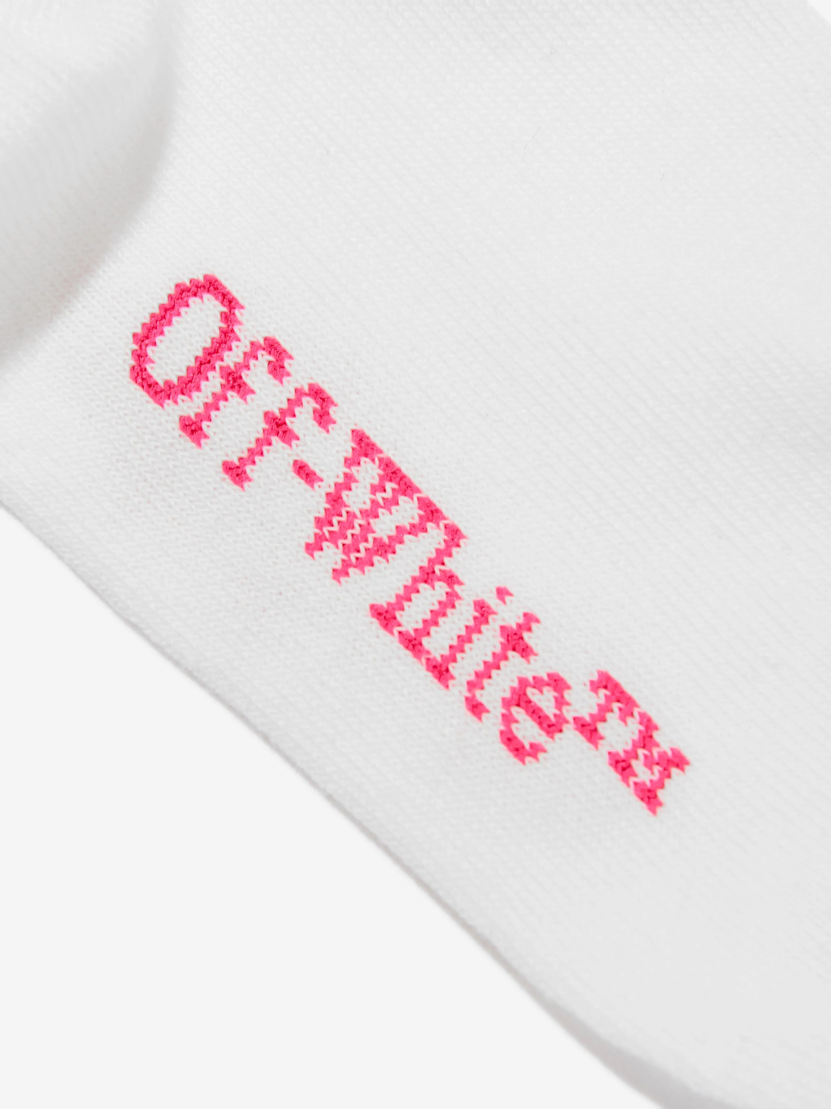 Off-White Girls Arrow Mid High Socks in White