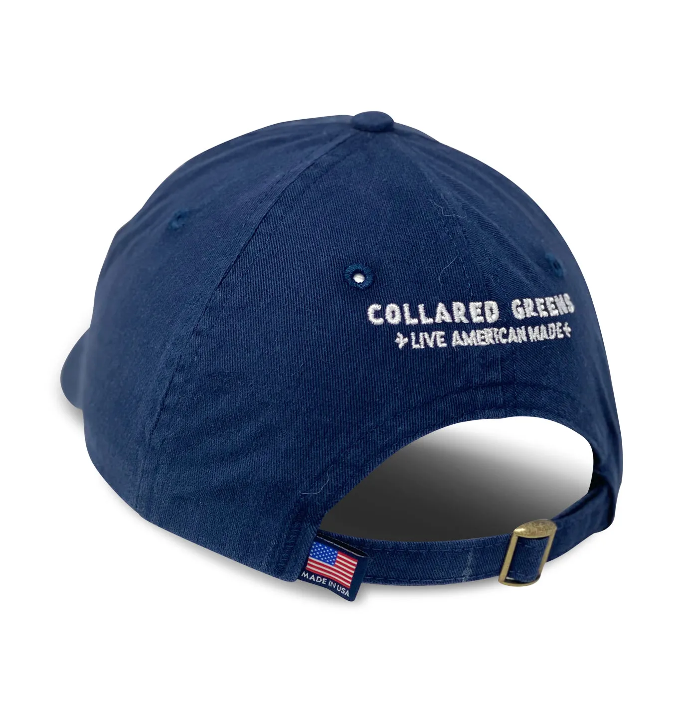 Palmetto Flag: Embroidered Twill Cap - Navy