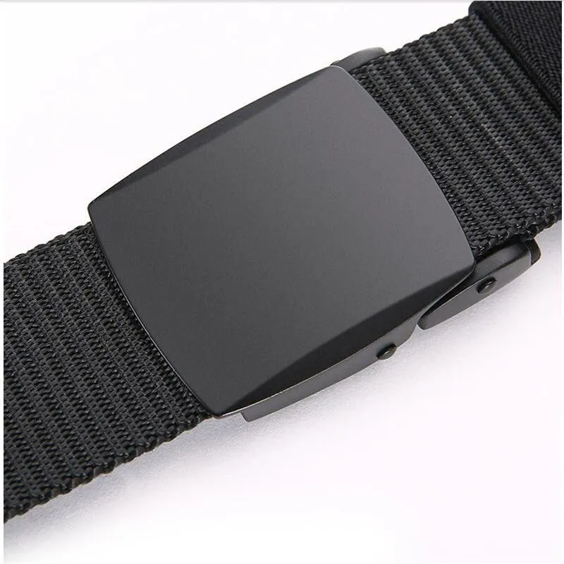 Premium Nylon Webbing Belt with Metal Buckle