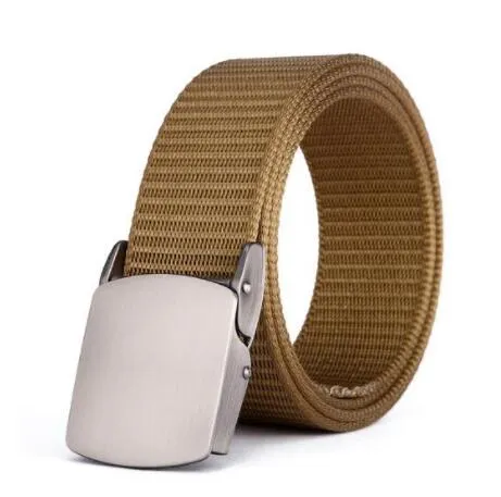 Premium Nylon Webbing Belt with Metal Buckle