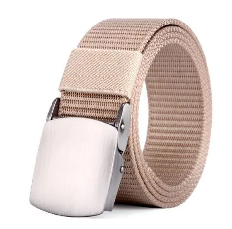 Premium Nylon Webbing Belt with Metal Buckle