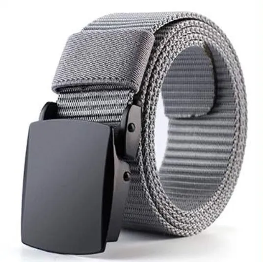 Premium Nylon Webbing Belt with Metal Buckle