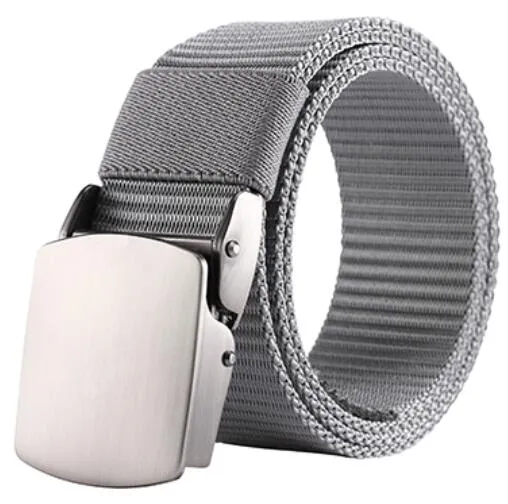 Premium Nylon Webbing Belt with Metal Buckle