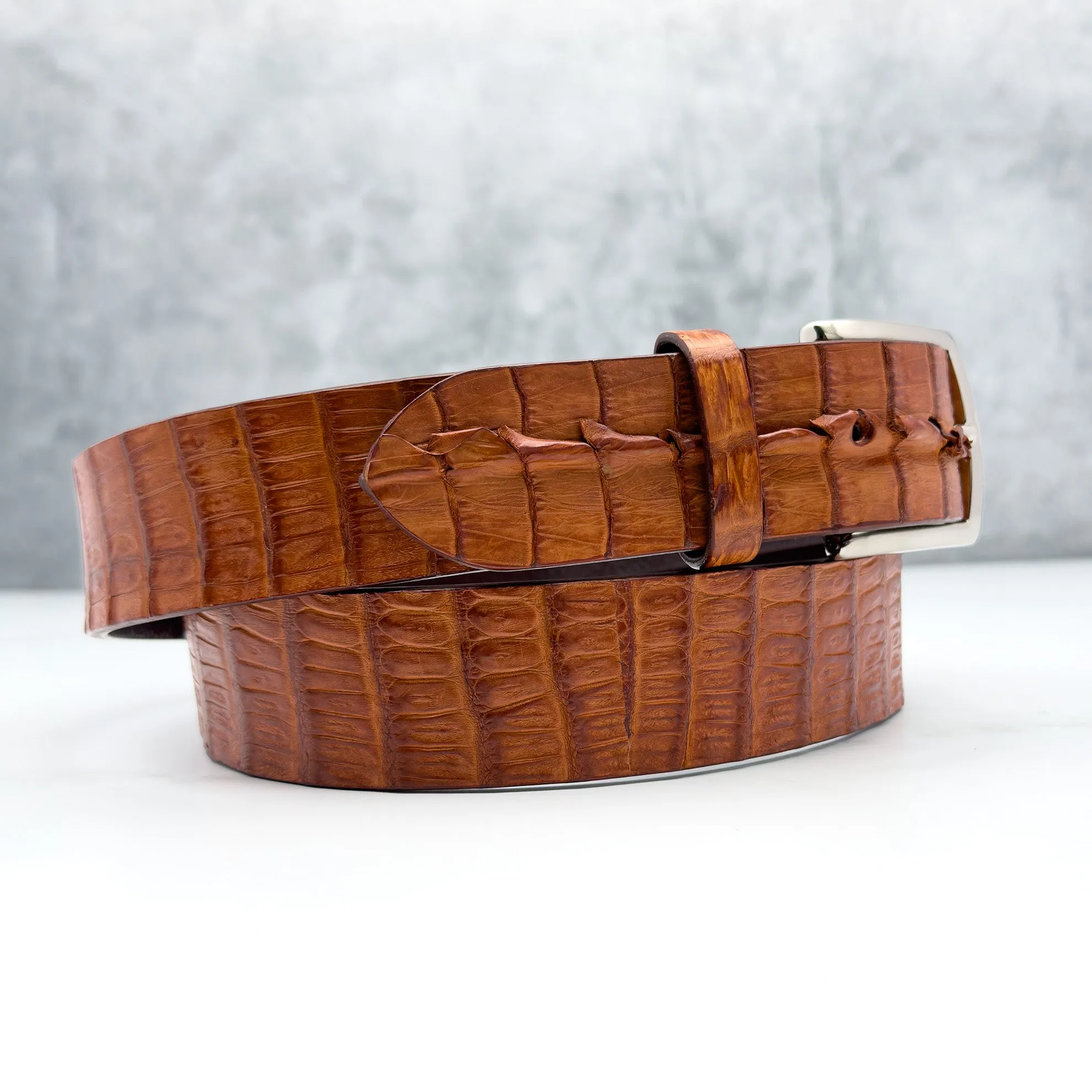 Ready To Ship Hornback Tip Belt:  Arnaud’s French 75 (1.5" Width)