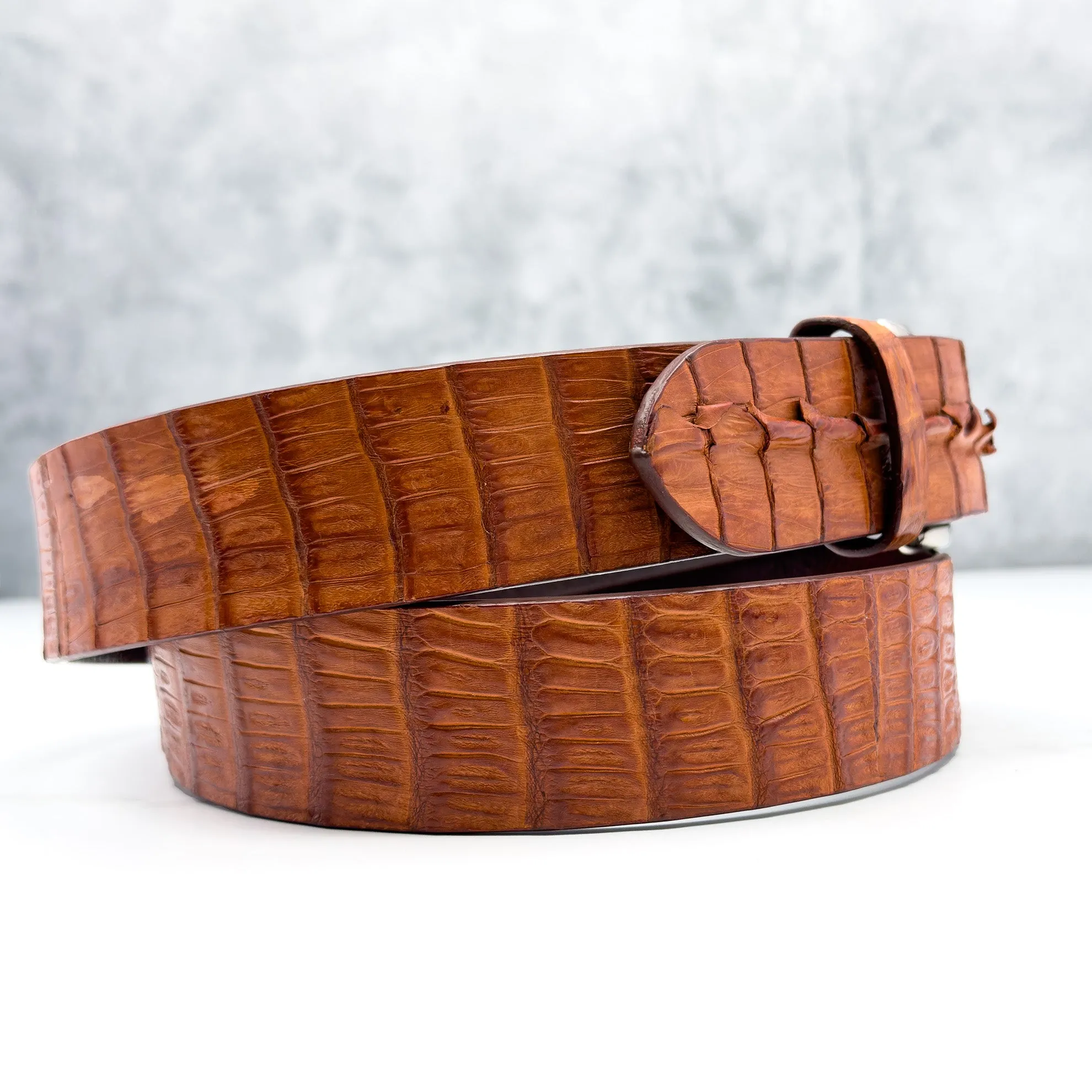 Ready To Ship Hornback Tip Belt:  Arnaud’s French 75 (1.5" Width)