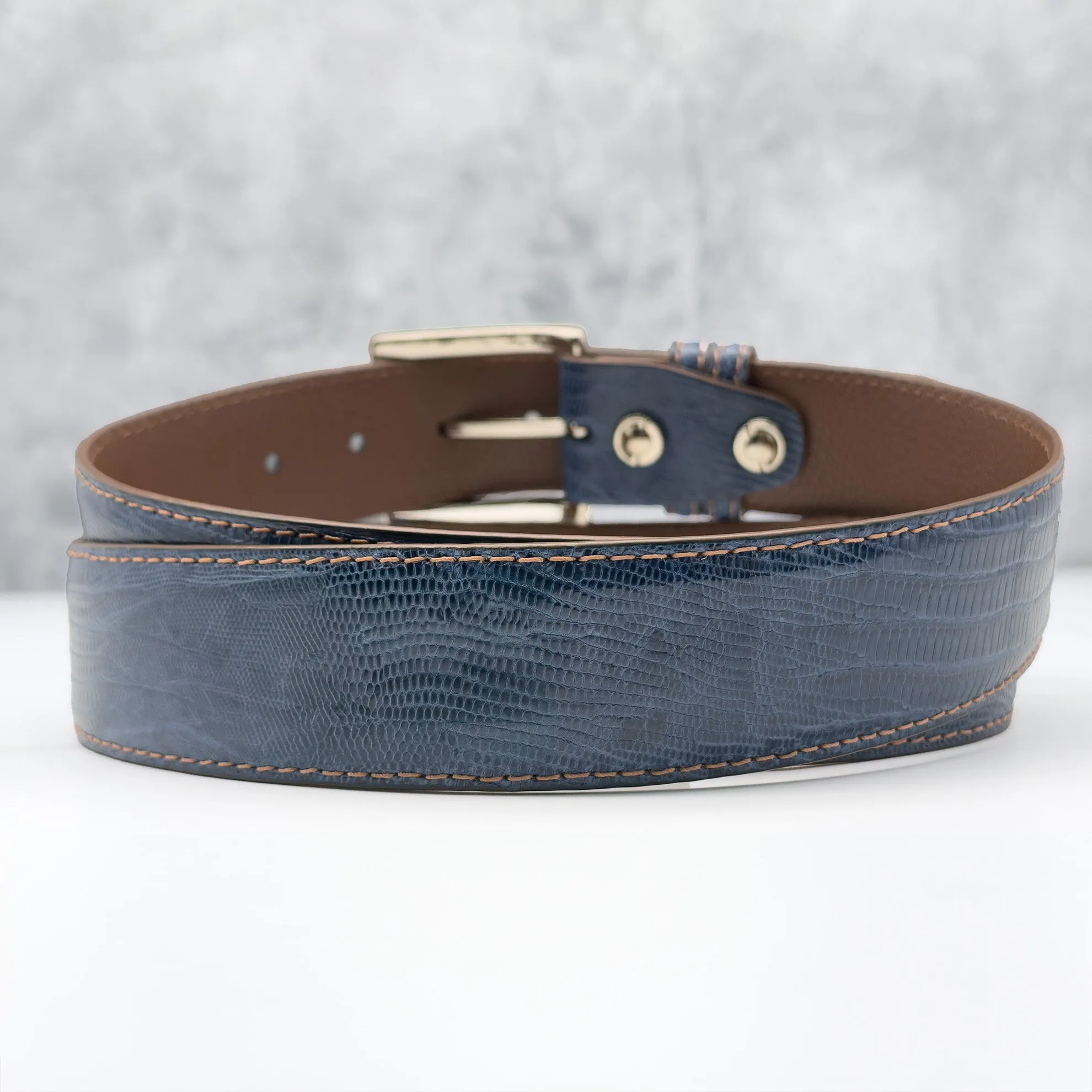 Ready To Ship Lizard Belt:  Bandon Dunes 1.5" width