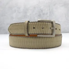 Ready To Ship Spitting Back Cut Cobra Belt: Natural (Width 1.5')