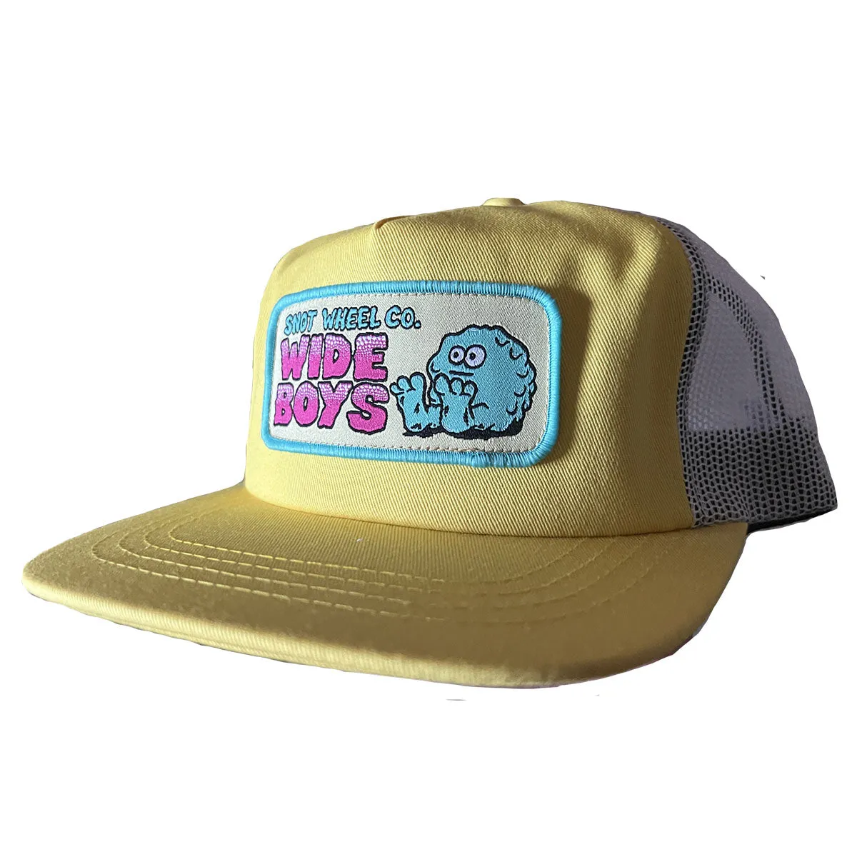 Snot - Wide Boy Patch Trucker Yellow